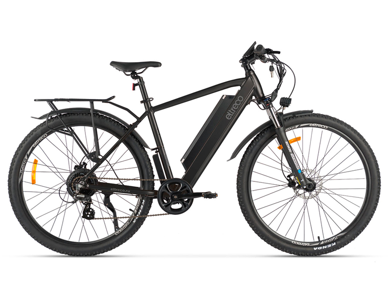 Электровелосипед Eltreco Ultra Max GT (черный матовый)